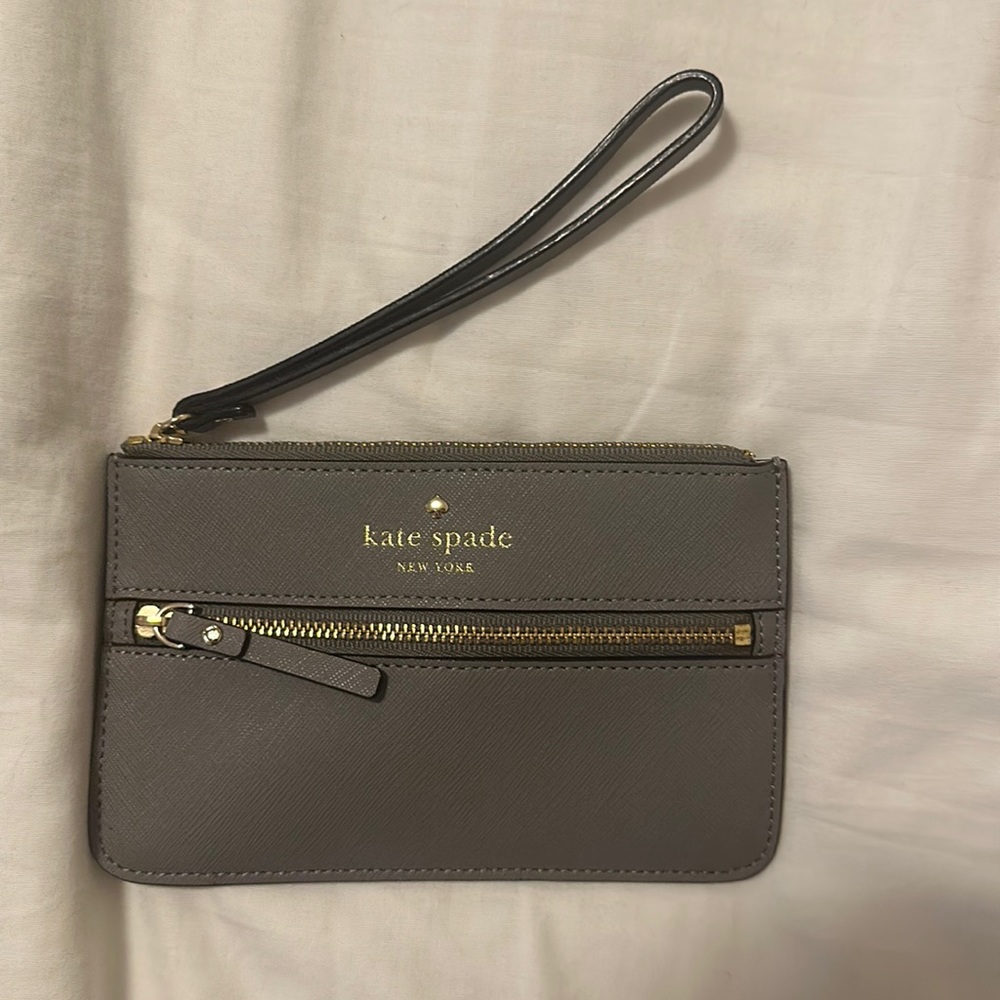Kate Spade Grey Wallet/Wristlet